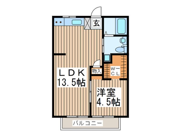 スカイコ－ポ東浦和の物件間取画像